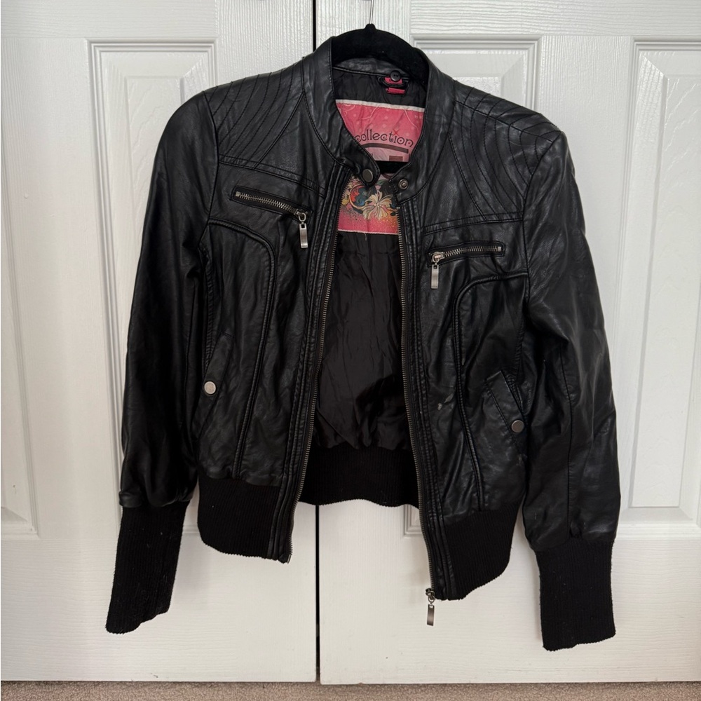 Collection by BERNARDO Leather Jacket